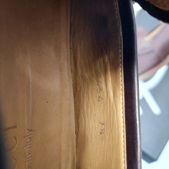 Gucci Men's Brown Leather Loafers #368456 Size 7.5 - Picture 9 of 10